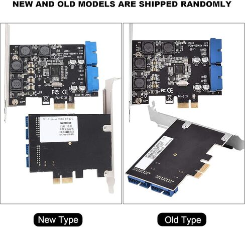 Pcie PCIExpress to Internal Pcie Adapter Pcie Card Pcie 2 Port 19Pin Header USB 3.0 Expansion Card with Low in Kuwait