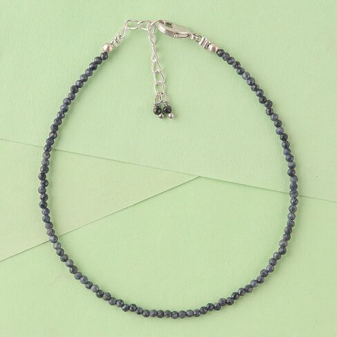 Natural Amethyst Gemstone Faceted Beads Dainty Bracelets Jewelry for Women, Energy Healing Crystals, Chain 8 inch in Saudi Arabia