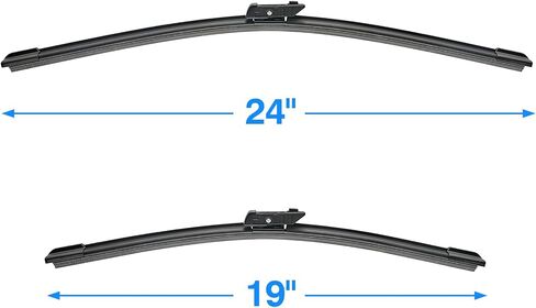 Windshield Wiper Blades for Volkswagen VW Jetta 2011-2023 Passat 2012-2018 CC 2013-2017 Custom Fit 24"+19" Front Car Rain Wipers Windscreen 2 Packs in Saudi Arabia