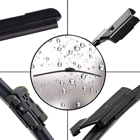 Windshield Wiper Blades for Volkswagen VW Jetta 2011-2023 Passat 2012-2018 CC 2013-2017 Custom Fit 24"+19" Front Car Rain Wipers Windscreen 2 Packs in Saudi Arabia