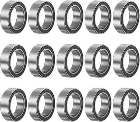 uxcell 5pcs MR117-2RS Deep Groove Ball Bearings 7x11x3mm Chrome Steel Miniature Bearing Double Sealed Precision Bearings, P6 (ABEC 3) in Saudi Arabia