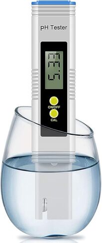 PH Meter for Water, PH Tester 0.01High Accuracy Water Quality Tester with 0-14 PH Measurement Range, PH Meter for Household Drinking, Pool, Aquarium, Aquaculture, Lab, Beer Brewing & Wine in Saudi Arabia