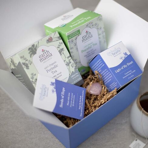 Earth Mama Healing Hearts Comfort Gift Set | Pregnancy, Miscarriage and Baby Loss Care for Grieving Moms, 5-Piece Set in Kuwait