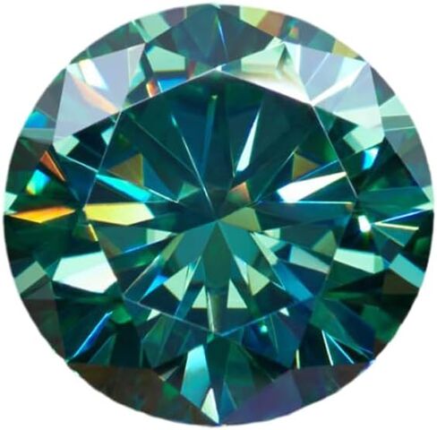 جولة رائعة 0.2-4ct اللون الأخضر VVS1 وضوح مويسانيتي أحجار كريمة مفكوكة للمجوهرات DIY in Kuwait