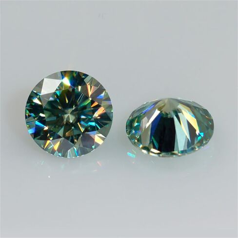 جولة رائعة 0.2-4ct اللون الأخضر VVS1 وضوح مويسانيتي أحجار كريمة مفكوكة للمجوهرات DIY in Kuwait