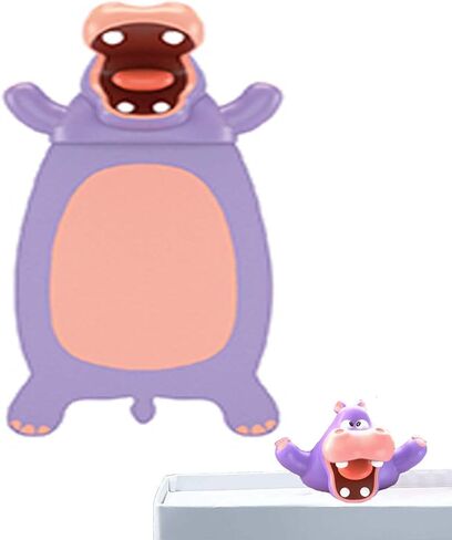 علامات كتاب حيوانات كرتونية ثلاثية الأبعاد، إشارة مرجعية مضحكة وجميلة وفريدة من نوعها للأطفال والفتيان والفتيات والطلاب ومحبي القراءة (أبو بريص) in Kuwait