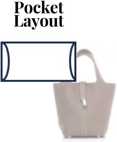 (2-88/ H-P18-R Bag Organizer for H-Picotin 18 : Raw-Edge Bag Organizer Insert Innerbag in Saudi Arabia