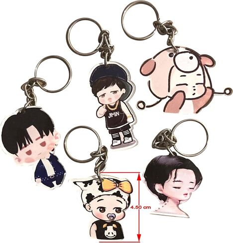 pack 5 keychains jimin bts chymmi jimin btsarmy in Saudi Arabia
