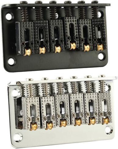 6-سلسلة 78 مللي متر الأسطوانة هاردتيل جسر الغيتار الكهربائي أنبوب خلفي تحميل علوي السرج الذيل الملحقات الأسود in Kuwait