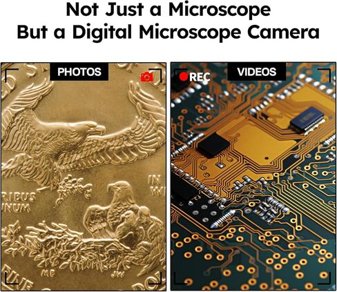 مجهر رقمي لاسلكي من BEBANG للبالغين، تكبير 50X-1000X عالي الدقة واي فاي مجهر محمول باليد مع حامل قابل للتعديل وكاميرا مجهر USB لأجهزة iPhone Android Windows Mac in Kuwait