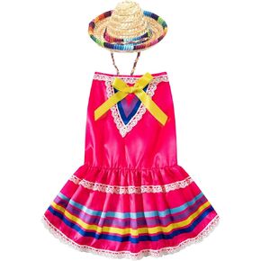 فستان الكلب المكسيكي Cinco de Mayo للحيوانات الأليفة (متوسط) in Kuwait