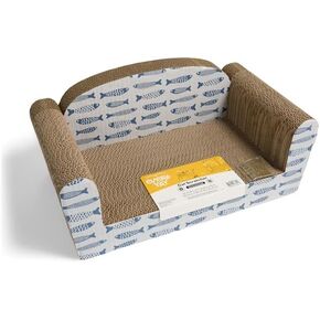 EveryYay من Petco Couch Cardboard Scratch لأسماك القطط، 9 بوصة ارتفاع in Kuwait