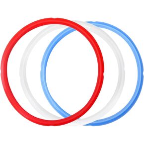 Food-Grade Silicone Sealing Ring Gasket for Instant Pot 5/6QT Models IP-DUO60, IP-DUO50, Smart-60, IP-LUX60, IP-LUX50, IP-CSG60 and IP-CSG50 (3-Pack) by LO MERECES in Kuwait