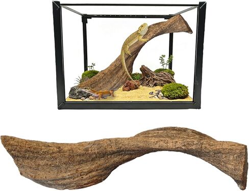 Tfwadmx Reptile Branches, Natural Reptile Corner Climbing Branch, Snake Climbing Branch Chameleon Cage Accessories Terrarium Plant Decoration for Bearded Dragon Gecko Snake(13 Inch) in Kuwait