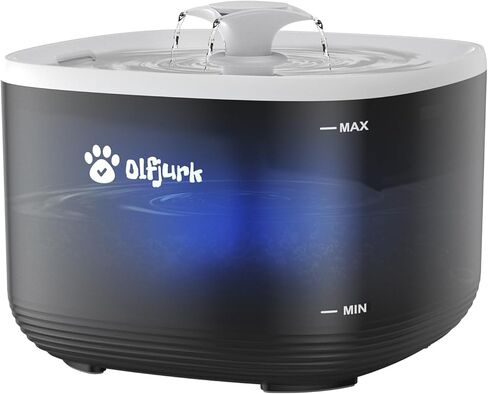 101.4oz/3L Automatic Pet Fountain Cat Water Fountain Dog Water Dispenser with Replacement Filters for Cats, Dogs, Multiple Pets in Kuwait