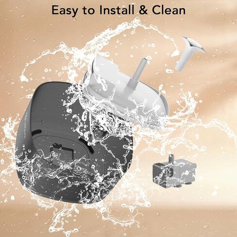 101.4oz/3L Automatic Pet Fountain Cat Water Fountain Dog Water Dispenser with Replacement Filters for Cats, Dogs, Multiple Pets in Kuwait