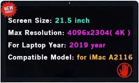 استبدال شاشة BTSELSS M270HAN01.1 للوحة شاشة LCD DELL FHD 1920(RGB)×1080 30 Pins 60 HZ (إصدار لا يعمل باللمس) in Kuwait
