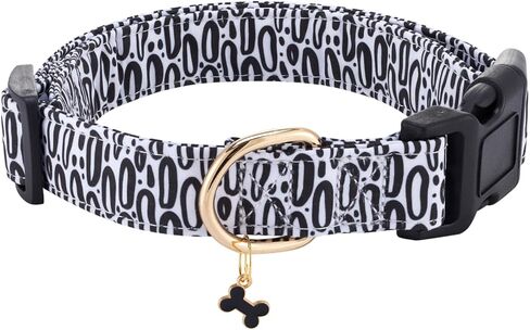 Cotton Dog Collar,Soft and Adjustable Puppy Collar with Camouflage Pattern Design for Small Medium Large Dogs,Soft and Fancy Pet Collar for Boy Girl Dogs (Camouflage, S) in Saudi Arabia
