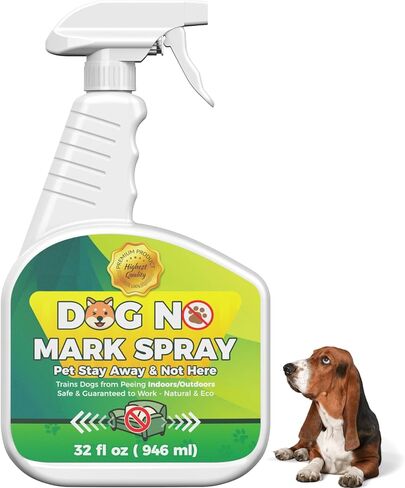 32.0 Fl Oz Pee Deterrent Spray for Dogs - Potty Training Solution - Prevents Indoor Marking- Not Here Pee Spray for Dogs Indoor & Outdoor - Pee No Marking Training Spray for Dogs in Kuwait
