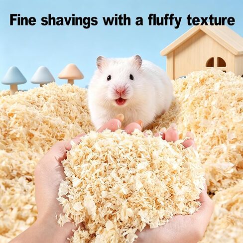 hamster wood shaving bedding,wood shavings for bird bedding,natural aspen shavings,low-dust nesting material,for cages,nest boxes,for parrots hedgehog reptile chinchilla small animal bedding & litter in Kuwait