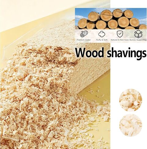hamster wood shaving bedding,wood shavings for bird bedding,natural aspen shavings,low-dust nesting material,for cages,nest boxes,for parrots hedgehog reptile chinchilla small animal bedding & litter in Kuwait