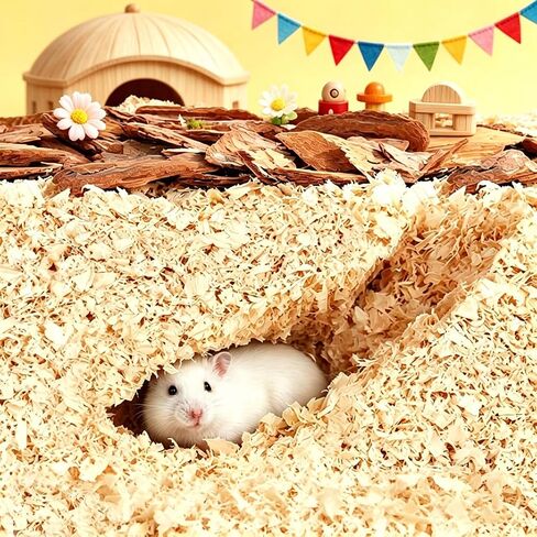 hamster wood shaving bedding,wood shavings for bird bedding,natural aspen shavings,low-dust nesting material,for cages,nest boxes,for parrots hedgehog reptile chinchilla small animal bedding & litter in Kuwait