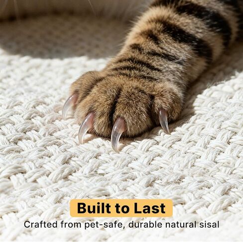 Veehoo Couch Protector from Cat Claws, Couch End Table with Cat Scratch Panel and Scratching Posts, Pet Corner Sofa Side Table Scratcher, Back Walnut, Left in Kuwait
