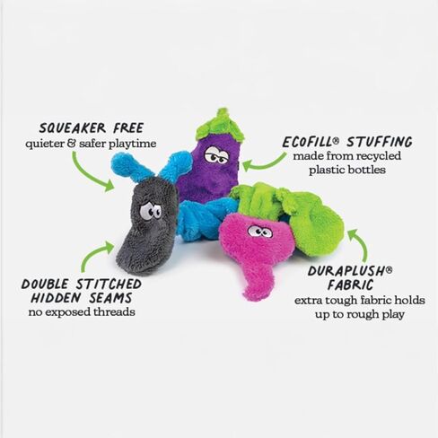 Cycle Dog Duraplush Small Green Bone: لعبة متينة وصديقة للبيئة للكلاب | مثالية للعب الجلب وشد الحبل | صنع في الولايات المتحدة الأمريكية in Kuwait