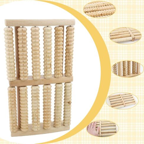 Bunny Toys, Wooden Rabbit Massage Roller Toy, Safe Bunny Scratching Roller Toy for Claws, Relief Stress, Natural Rabbit Chewing Teeth Grinding Toys for Cat, Dog, Guinea Pigs, Chinchillas, Ferret in Kuwait