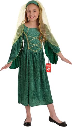 fun shack Girls Medieval Dress Historical Renaissance Princess Halloween Costumes for Girls in Saudi Arabia