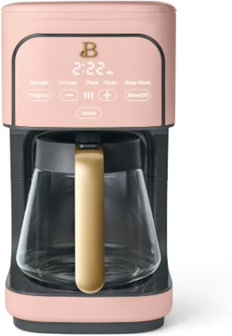 Beautiful 12-Cup Programmable Drip Coffee Maker by Drew Barrymore (Rose Pink) in Kuwait