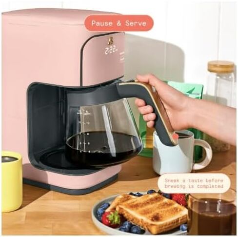 Beautiful 12-Cup Programmable Drip Coffee Maker by Drew Barrymore (Rose Pink) in Kuwait