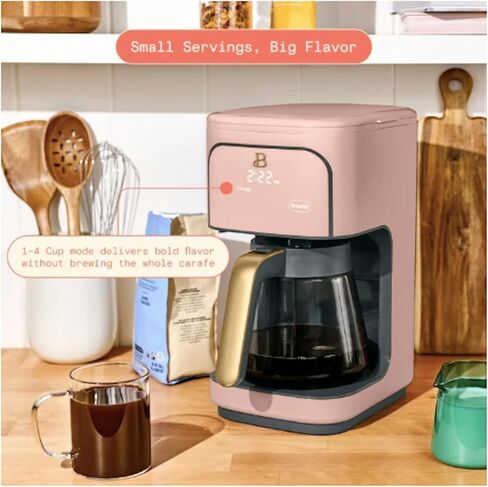 Beautiful 12-Cup Programmable Drip Coffee Maker by Drew Barrymore (Rose Pink) in Kuwait