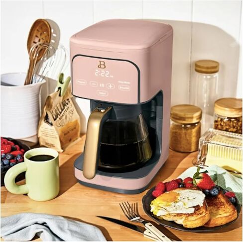 Beautiful 12-Cup Programmable Drip Coffee Maker by Drew Barrymore (Rose Pink) in Kuwait