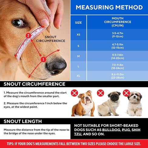 Evollax Dog Muzzle للكلاب الكبيرة - كمامة شبكية هوائية قابلة للتنفس للكلاب كبيرة الحجم | بلح البحر قابل للتعديل للعناية بالكلاب | كمامات لمنع العض والنباح والمضغ | يسمح يلهث والشرب in Kuwait
