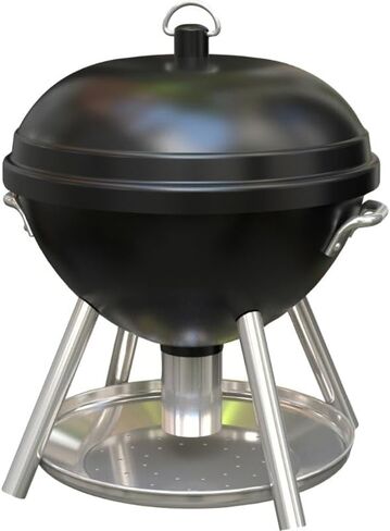 26237 Kettle Grill Smoker Bird Feeder - Black - 2 lbs in Kuwait