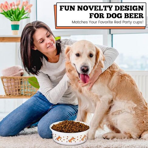 100 Pcs 18 oz Disposable Plastic Dog Feeding Bowls Pet Bowls Cute Dog Paw Food Dish for Cat Dry and Wet Food Water in Kuwait