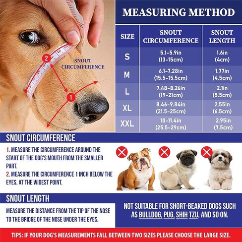 Dog Muzzle Medium Sized Dogs - Soft Muzzle for Medium Sized Dog with Air Mesh | Adjustable Dogs Muzzles to Stop Biting Barking and Chewing that Allows Panting Drinking | Perfect for Small to Large in Kuwait