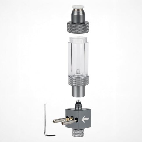 Expandable CO2 Regulator kit: Add-On Manifold Block with Needle Valve & Bubble Counter for Multi-Tank Setup in Kuwait