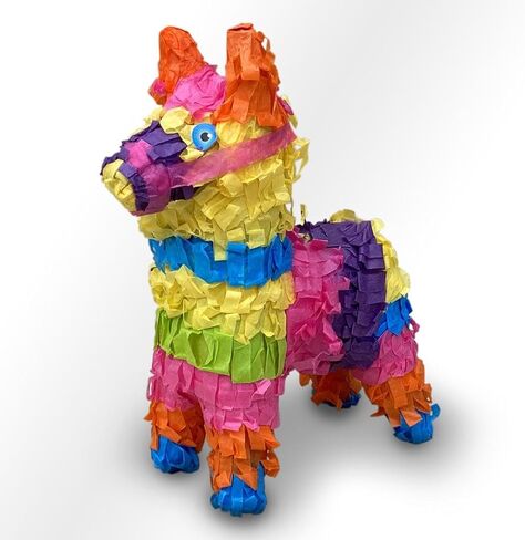 GFF Grass Flip Flops Donkey Pinata Bird Toy - لعبة الطيور المعلقة مقاس 10 بوصة للببغاوات المتوسطة والكبيرة، والرمادي الأفريقي، والرقبة الحلقية، والكونيور، والكويكرز، والسنغال in Kuwait