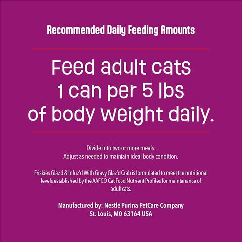 Purina Friskies Glaz’d and Infuz’d with Gravy Glaz’d Crab Flavored Wet Food for Cats - 5.5 Ounce (Pack of 24) in Kuwait