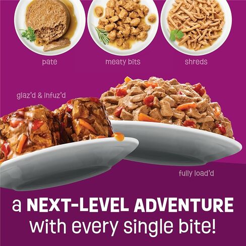 Purina Friskies Glaz’d and Infuz’d with Gravy Glaz’d Crab Flavored Wet Food for Cats - 5.5 Ounce (Pack of 24) in Kuwait