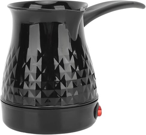 Electric Turkish Coffee Maker, 600ml Turkish Coffee Machine, 600W Anti Scald Tea Maker, 110V Portable Cafe Machine with Removable Handle for Home Heat Milk, Tea, US Plug in Kuwait