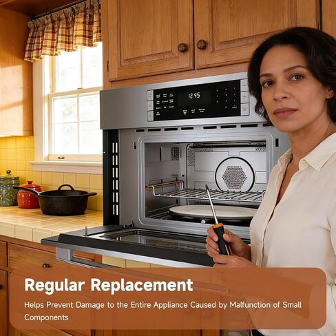 2 قطعة غطاء ميكا للدليل الموجي للميكروويف مع 2 قطعة أزرار قفل متوافقة مع Bosch HMV3052U/01 استبدال #: 00617090 617090 in Kuwait