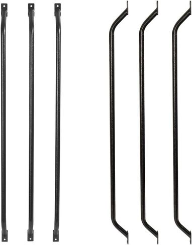 قضبان شواء EASY-UP Schneiders مقاس 38 بوصة L لنافذة 3'x3' - مجموعة من 6 | سلامة كشك الخيول الثقيلة | تباعد قابل للتعديل | فولاذ مقاوم للصدأ in Kuwait