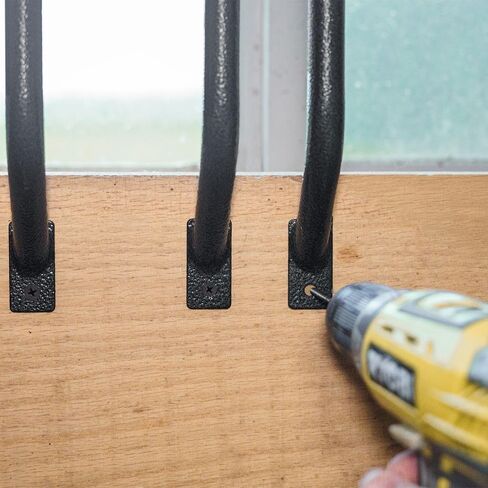 قضبان شواء EASY-UP Schneiders مقاس 38 بوصة L لنافذة 3'x3' - مجموعة من 6 | سلامة كشك الخيول الثقيلة | تباعد قابل للتعديل | فولاذ مقاوم للصدأ in Kuwait