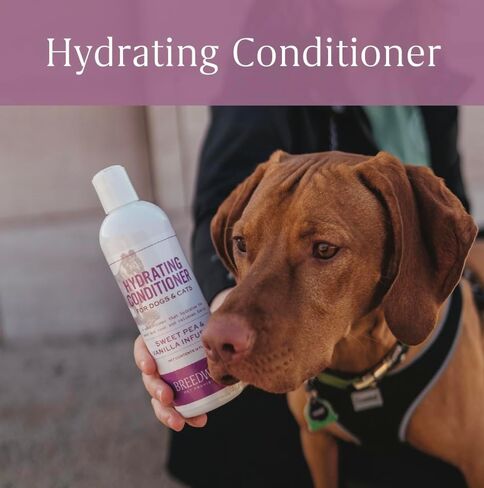 Dog Shampoo Conditioner and Perfume | Hydrating Cleanse + Moisturizing Care | Sweet Pea & Vanilla Set | Made in USA – Breedwise in Kuwait