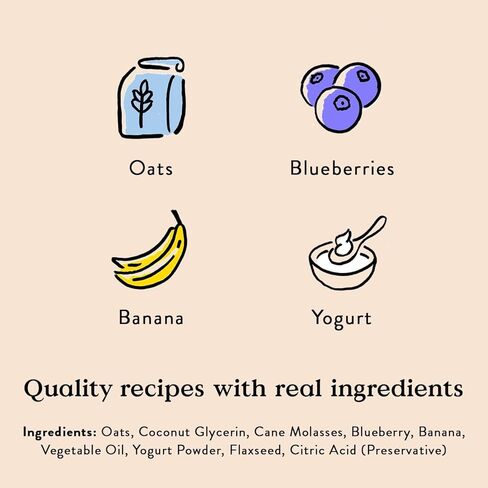 Bocce's Bakery PB Banana Chip + Berry Smoothie Dog Treat Bundle – Natural, Wheat-Free Soft & Chewy Cookies Made with Real Ingredients and Baked in The USA – 2 Pack Bundle in Saudi Arabia