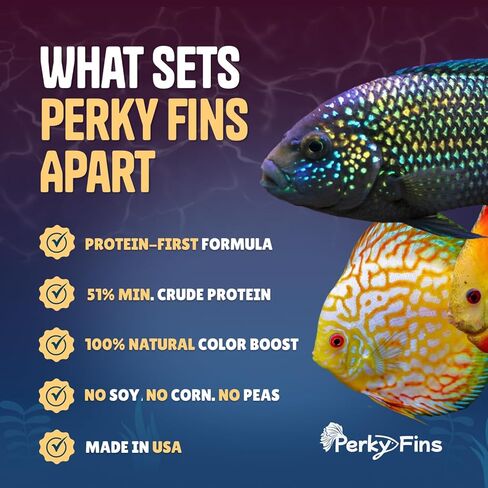 Pure Predator Cichlid Pellets | High Protein Cichlid Fish Food | Sinking Fish Food Pellets for Freshwater & Tropical Fish | Oscar & Large Cichlid Food | Aquarium Fish Food 3.5oz in Kuwait