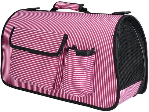 Foldable Portable Breathable Pet Handbag Shoulder Bag Dog Cat Outdoor Travel (S) in Kuwait